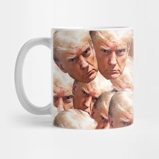 Trump's mug shot pattern Mug